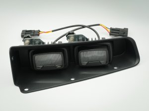 Ford Bronco Front Bumper Fog Light Upgrade Kit - Raptor Style - Steel Bumper Design 